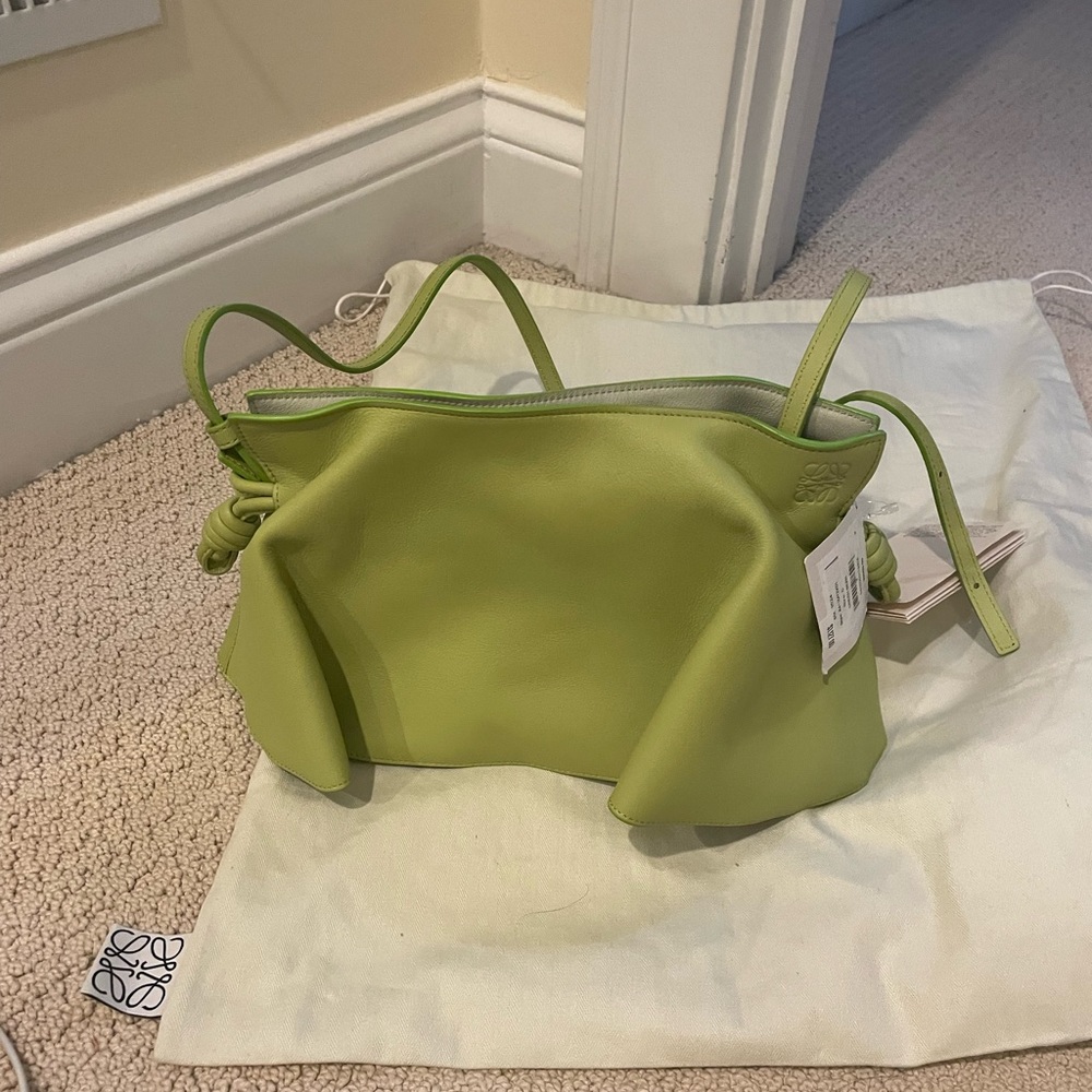 New with tags (Bergdorfs) Loewe x Paula’s Ibiza Flamenco Mini Petal Clutch Bag